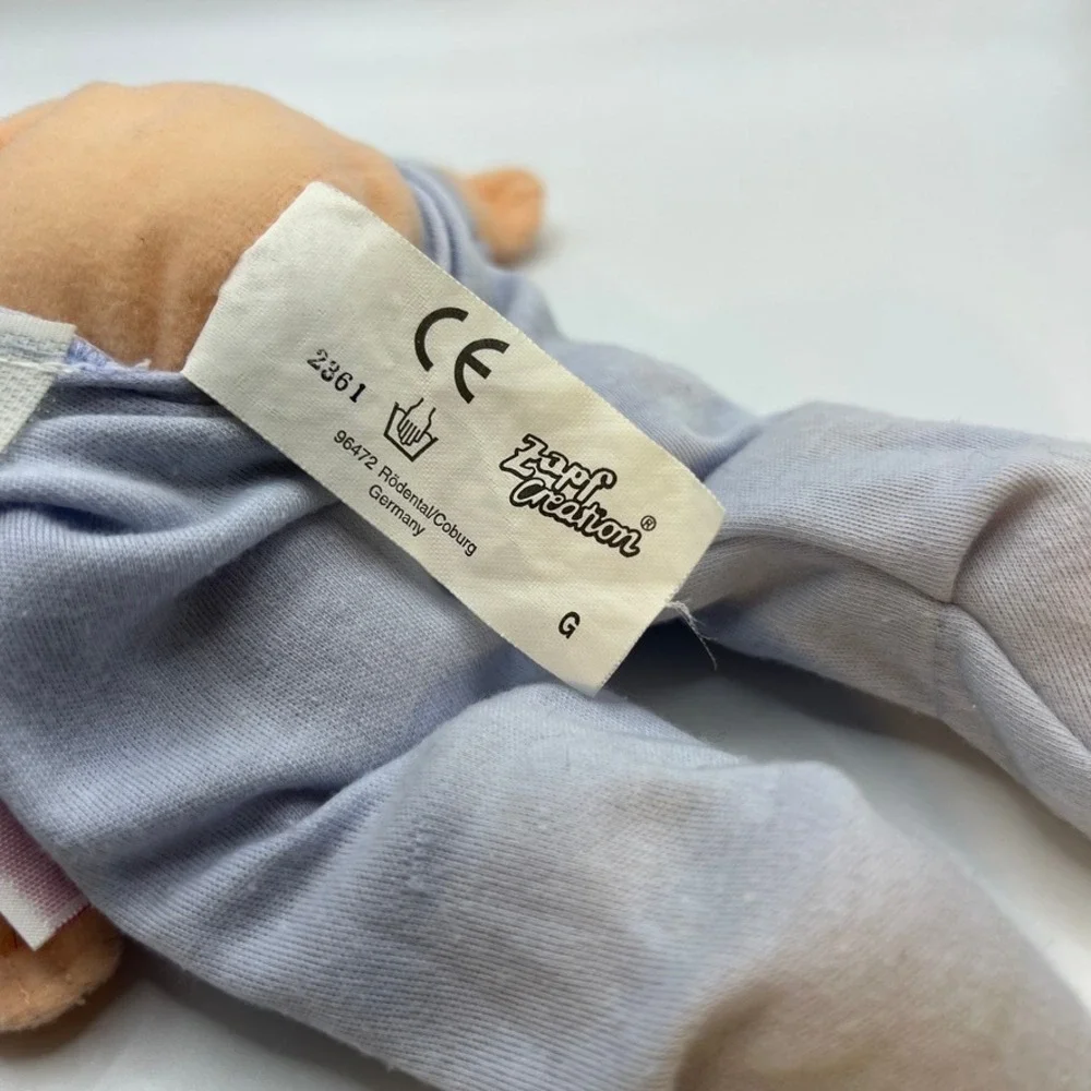 Vintage‎ Y2K Maggie Raggies Boy Bean Baby Doll Zapf Creation 11